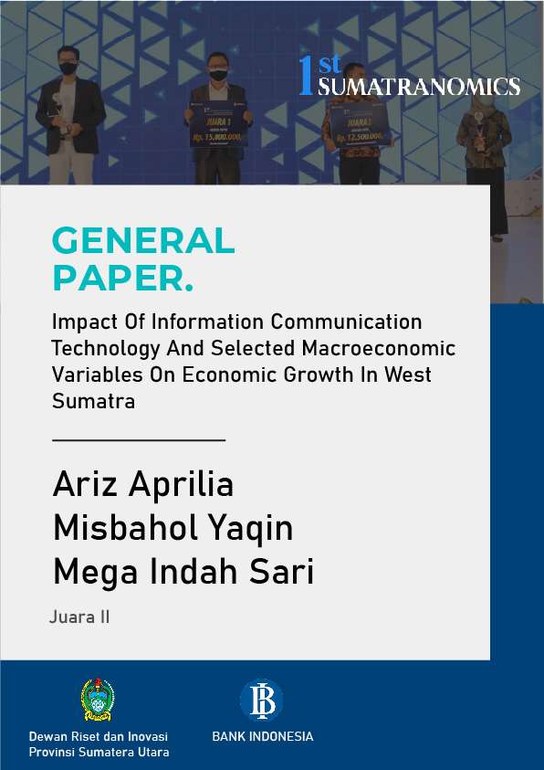impact of information communication technology and selected macroeconomic variables on economic growth in west sumatra